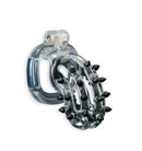 Kink Chastity Cage Prick Cock M Clear, customizable male chastity device designed for comfortable wear.