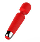 Viben Mini Halo Red Rose Wand Massager with soft silicone head and travel-friendly design.
