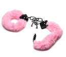MASTER SERIES CUFFED IN FUR HANDCUFFS PINK-4