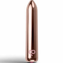 Golden Rose Rechargeable Bullet Rose Gold compact massager with smooth rose gold finish and sleek design.