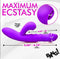 THRUSTING & SUCKING RABBIT VIBRATOR PURPLE-2