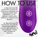 THRUSTING & SUCKING RABBIT VIBRATOR PURPLE-5