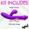 THRUSTING & SUCKING RABBIT VIBRATOR PURPLE-6