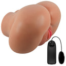 Pretty Love Luna Realistic Vagina and Ass Masturbator Tan with lifelike details and a remote control for enhanced pleasure.