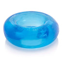 RingO Biggies Cock Ring Blue, a bold and stretchy erection ring for enhanced support and fit.