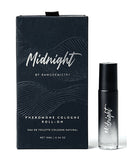 Midnight by Raw Chemistry Pheromone Cologne Roll On 10 ml in sleek packaging with roll-on applicator.