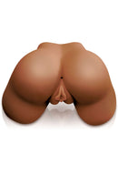 PDX Extreme Vibrating Ass Masturbator Brown realistic male masturbator designed for immersive sensation.
