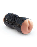 PDX Extreme Tight Grip Pussy & Ass Masturbator showing realistic texture and dual-density design for enhanced pleasure.