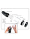 Pipedream Extreme Toyz Mega Bator Mouth masturbator parts and features exploded view with labels