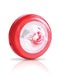 Pipedream Extreme Toyz Mega-Bator Mouth male masturbator in red and clear design, USB rechargeable for hands-free pleasure.
