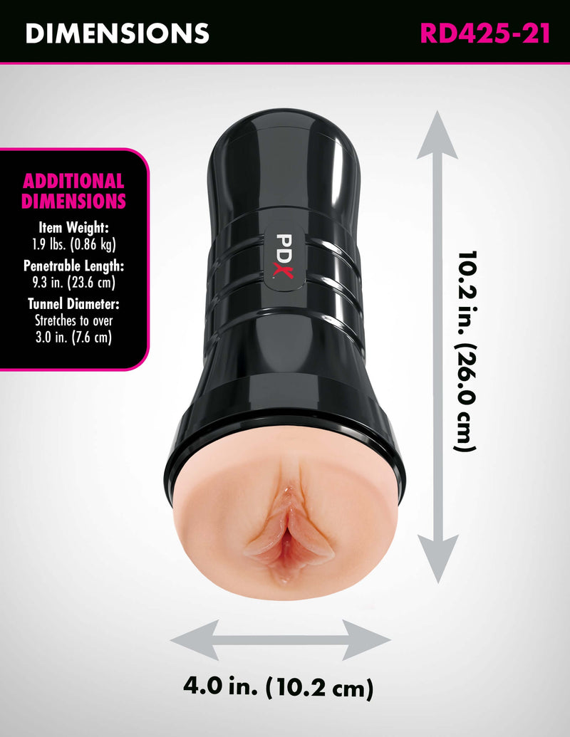 PDX EXTREME WET PUSSIES SUPER LUSCIOUS LIPS XXL - LIGHT-2