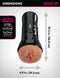 PDX EXTREME WET PUSSIES SUPER LUSCIOUS LIPS XXL - BROWN-2