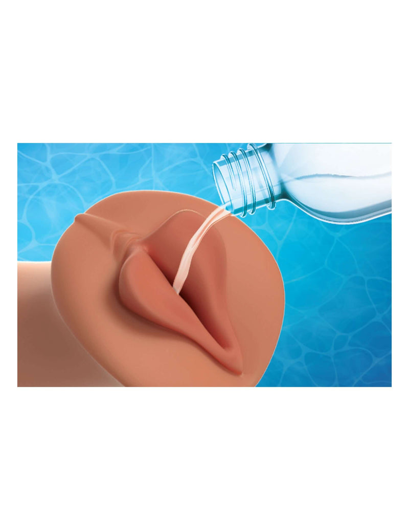 PDX EXTREME WET PUSSIES SUPER LUSCIOUS LIPS XXL - BROWN-5