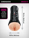 PDX EXTREME WET PUSSIES SUPER JUICY SNATCH XXL - LIGHT-2