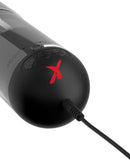 PDX Elite Extender Pro Pump Vibrating close-up view showcasing the control panel and charging port.