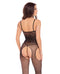 SPARKLE CROTCHLESS BODY STOCKING BLACK O/S-1