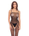 SPARKLE CROTCHLESS BODY STOCKING BLACK O/S-0