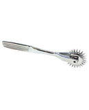 Rouge Stainless Steel Double Pinwheel with two spinning heads for sensory play and stimulation.