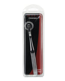 Rouge Stainless Steel Double Pinwheel in packaging, perfect for sensory play and pleasure exploration.