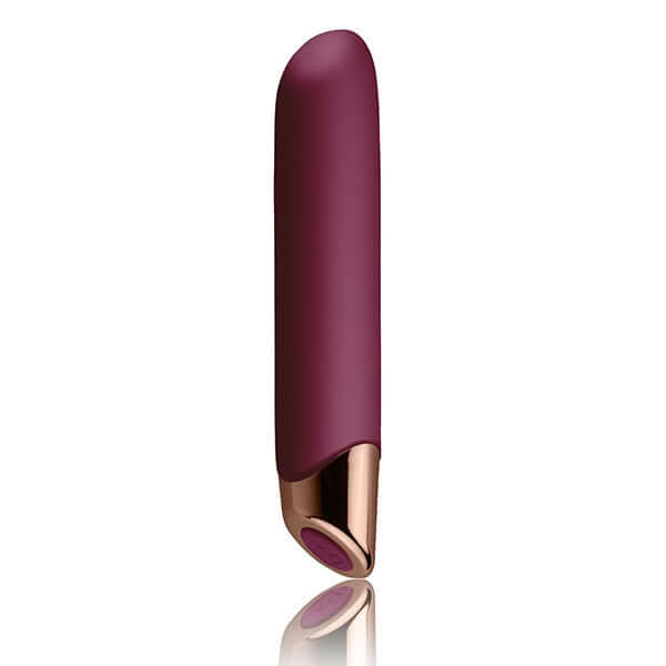 Chaiamo Rechargeable Silicone Burgundy Vibrator by Rocks Off Toys, designed for powerful and pleasurable sensations.