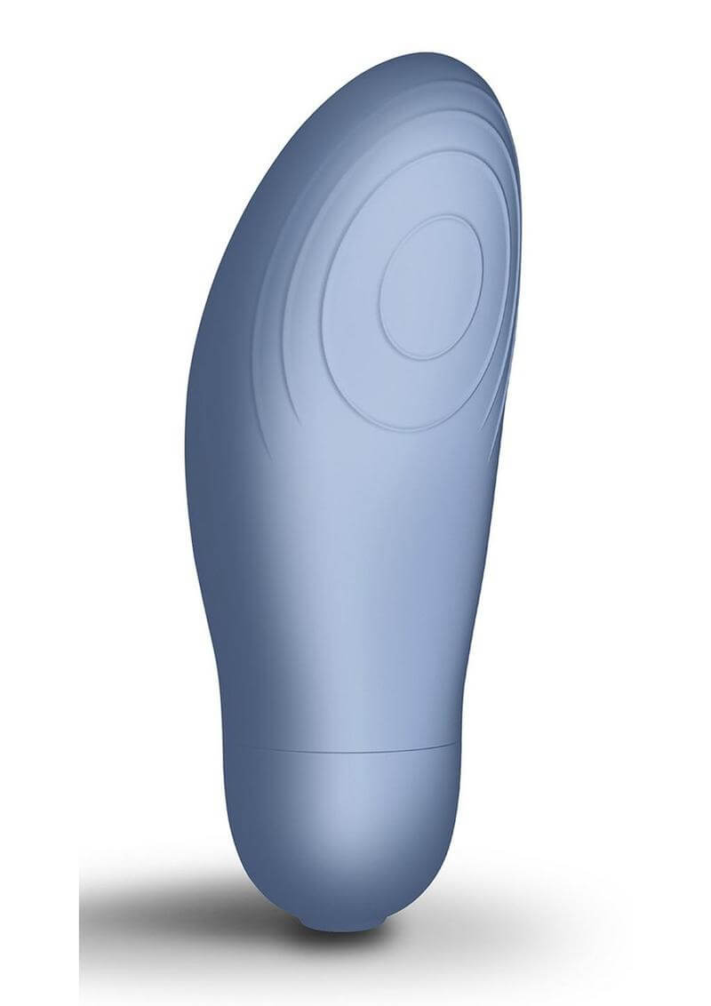 SugarBoo Blue Bae Intimate Vibrator in pastel blue, featuring smooth design and 10-speed options for sensual pleasure.