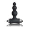Rocks Off Petite Sensations Bubbles Black Silicone Vibrating Anal Plug with T-shaped base and 7 functions for beginners.
