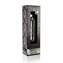 80mm Bullet Vibrator Gun Metal Gray in sleek packaging with detailed design.