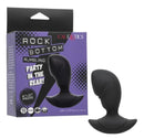 Rock Bottom Rumbling Stud Anal Probe Black product packaging with ergonomic design for targeted stimulation.