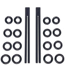 Edge Silicone Pinching Rods Black set featuring silicone rods and adjustable rings for precise pressure control.