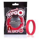 Screaming O Ring O XL Color Red in packaging, showcasing the stretchy silicone material and XL size for enhanced comfort.