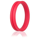 Screaming O Ring O XL Color Red silicone ring for erection enhancement, offering stretchy comfort and support.