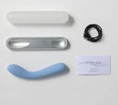 Tenga Iroha Mai Ruri personal massager with storage case, charger, and user manual, showcasing innovative design.