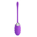 Pretty Love Franklin Rechargeable Egg Vibe Purple - smooth silicone design for versatile stimulation and pleasure.
