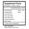 Supplement facts for Rhino 66000 mg capsules showing ingredients and serving size for men's vitality and stamina.