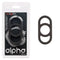 Alpha Commander Liquid Silicone Ring in Black for Enhanced Endurance and Pleasure in Package and Out