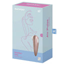 Satisfyer Number One Air Pulse Stimulator packaging featuring sleek design and innovative technology for touch-free pleasure.