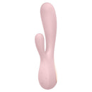 Satisfyer Mono Flex Rabbit Vibrator Mauve designed for G-spot and clitoral stimulation with flexible silicone material.