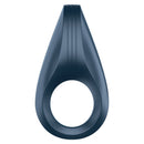 Satisfyer Rocket Ring Vibrating Cock Ring in blue silicone, designed for improved stamina and pleasure.
