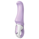 Satisfyer Vibes Charming Smile Silicone Vibrator Lilac compact beginner-friendly massager in lilac color.