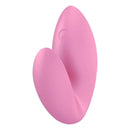 Satisfyer Love Riot Finger Vibrator Pink, compact design with deep vibrations for intense clitoral stimulation.