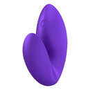 Satisfyer Love Riot Finger Vibrator Purple in a sleek design for targeted stimulation and powerful vibrations.