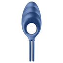 Satisfyer Swordsman Vibrating Cock Ring Blue, size-adjustable ring for enhanced pleasure and support.