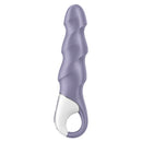 Satisfyer Air Pump Vibrator 1 with Inflatable Shaft, purple, textured design for customizable stimulation.