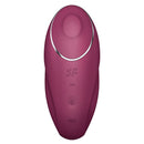 Satisfyer Tap and Climax 1 Lay-On Tapping Vibrator Red with intuitive controls and ergonomic design.