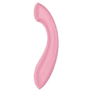Satisfyer G-Force G-Spot Vibrator Pink with a curved ergonomic design for G-spot stimulation.