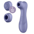 Satisfyer Pro 2 Generation 3 Air Pulse Vibrator Lilac with new cap and attachments for enhanced pleasure.