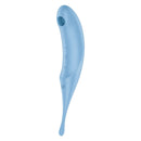 Satisfyer Twirling Pro Air Pulse Vibrator Blue, featuring touch-free clitoral stimulation and a rotating tip.