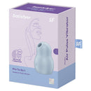 Satisfyer Pro To Go 1 Pressure Wave Vibrator Blue packaging with air pulse and vibration features