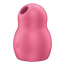 Satisfyer Pro To Go 1 Pressure Wave Clitoral Vibrator Red in a pink, smooth design for intimate pleasure.