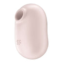Satisfyer Pro To Go 2 Air Pulse Clitoral Vibrator Beige showing its compact design and air pulse feature.